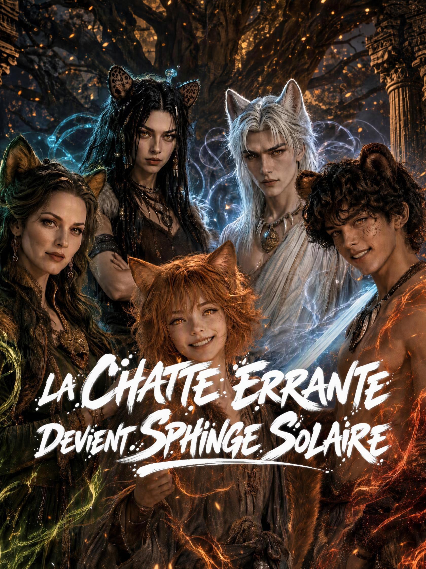 LA CHATTE ERRANTE DEVIENT SPHINGE SOLAIRE